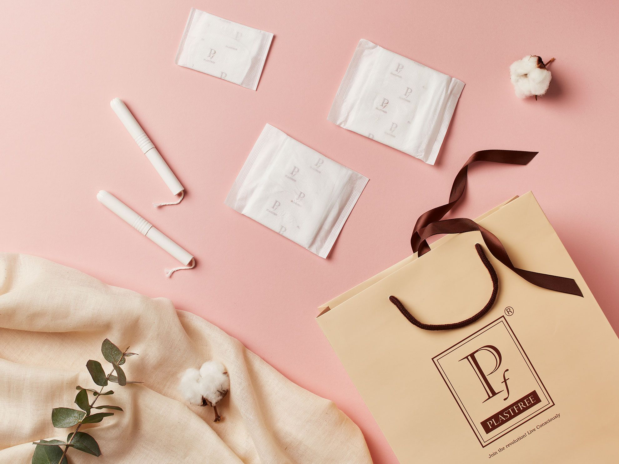 Turn the plastic tide with affordable organic period wear
